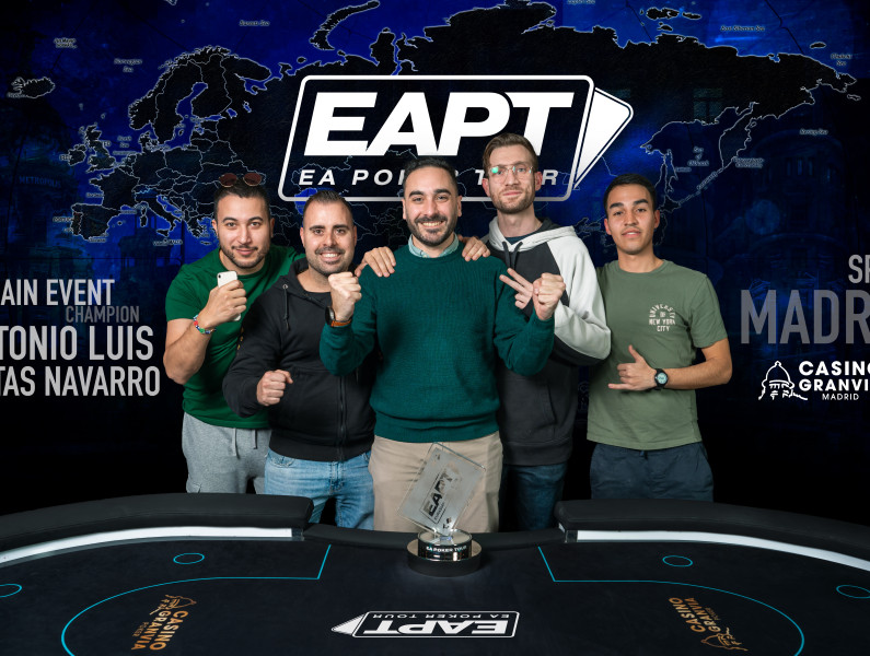 Antonio Puntas wins EA Poker Tour Madrid Main Event (€28,732)