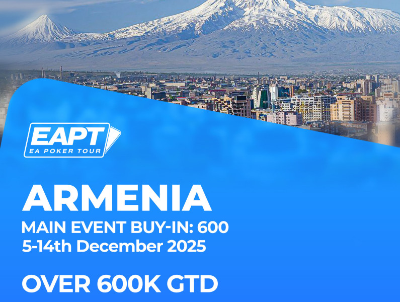 In December, EAPT is coming to Armenia with a 600,000+ festival.
