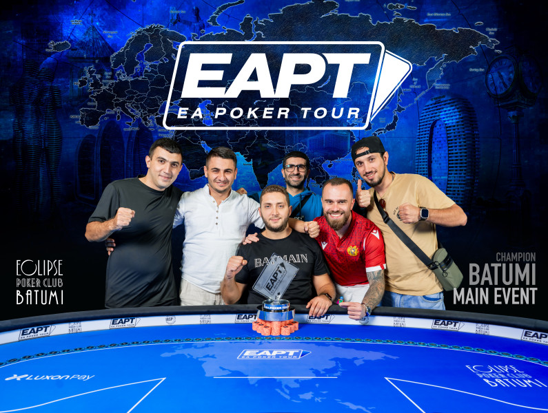 Hayk Manasyan is the EAPT Georgia Champion ($54,000).